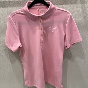 Nike Women's Light Pink Short Sleeve Polo